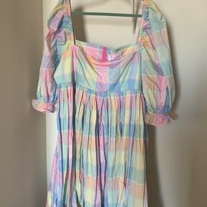 Selkie Pub Garden French Puff Dress (2X)